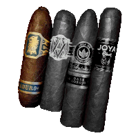 a collection of cigars including joya black