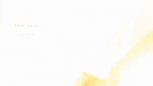 a girl with blonde hair is smiling with the words i 'm in love written below her