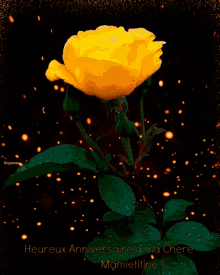 Rose Yellow Rose GIF - Rose Yellow Rose Flower GIFs