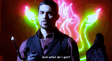 And What Do We Get Carlos Madrigal GIF - And What Do We Get Carlos Madrigal Wilmer Valderrama GIFs