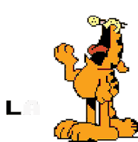 Garfield Garfield Lag Sticker