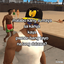 a man wearing a wu tang hat says malabo kang sumaya sa kanya kaya pwede bang tayo na lang dalawa