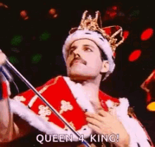 Queen4king Freddie Mercury GIF - Queen4king Freddie Mercury Queen GIFs