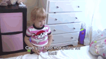 How To Make A Bed GIF - Pillow Hold Kid GIFs
