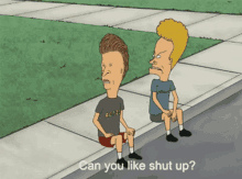 Beavis And Butthead Would Like You To Shut Up GIF - Beavis And Butt Head Annoyed Irritated GIFs