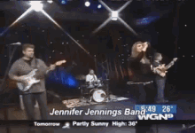 Jennifer Jennings Band Singing GIF