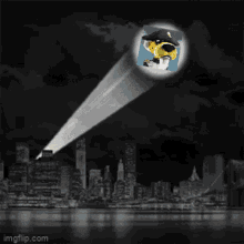 bat signal west animated gif