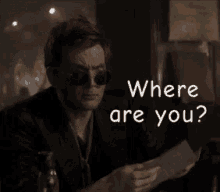 Good Omens Where Are You GIF - Good Omens Where Are You David Tennant GIFs