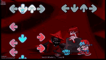 a screenshot of a video game called fnf with a girl and a boy