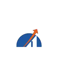 a logo for trade index with an arrow going up