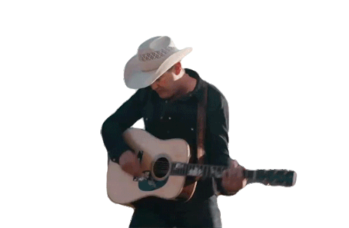 Strumming Jon Pardi Sticker - Strumming Jon Pardi Aint Always The Cowboy Song Stickers