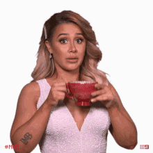 Tea Time Cathy Evans GIF - Tea Time Cathy Evans Married At First Sight GIFs