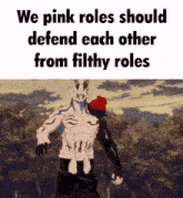 We Pink Roles Should Defend Each Other Pinkie GIF