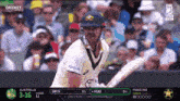 a cricket game between australia and pakistan is being shown on fox