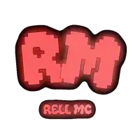 a logo for a company called rm and a sticker that says roll mc