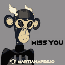 Martian Apes Nft GIF - Martian Apes Nft Miss You GIFs