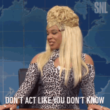 Dont Act Like You Dont Know Saturday Night Live GIF - Dont Act Like You Dont Know Saturday Night Live Stop Pretending That You Dont Know GIFs