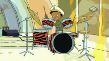 cartoon drums