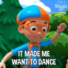 It Made Me Want To Dance Blippi GIF - It Made Me Want To Dance Blippi Blippi Wonders Educational Cartoons For Kids GIFs