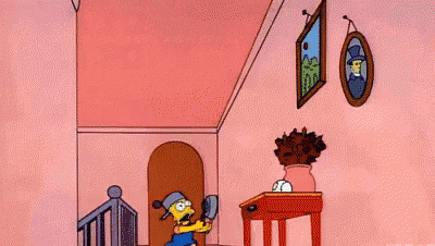 The Simpsons Cool I'm Dead GIF