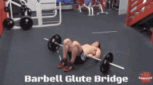 Glute Bridge With Press FitGIF