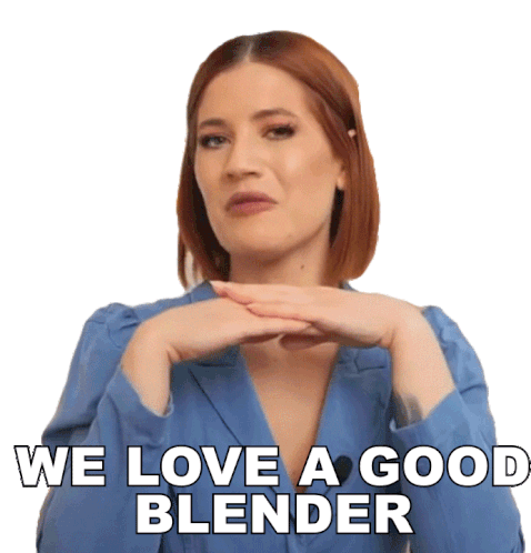 We Love A Good Blender Candice Hutchings Sticker - We Love A Good Blender Candice Hutchings Edgy Veg Stickers