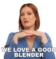 We Love A Good Blender Candice Hutchings Sticker - We Love A Good Blender Candice Hutchings Edgy Veg Stickers