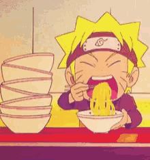 Naruto Minato GIF - Naruto Minato Hungry GIFs