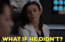 Greys Anatomy Amelia Shepherd GIF - Greys Anatomy Amelia Shepherd What If He Didnt GIFs