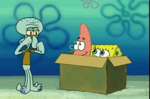 squidward and patrick gif