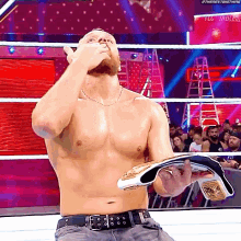 Dean Ambrose Intercontinental Champion GIF