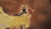 a drawing of a person 's hand with a lightning bolt coming from it