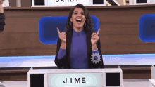 Emocionada Jime GIF - Emocionada Jime Match Game GIFs