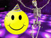 Skeleton Smiley GIF - Skeleton Smiley Dance GIFs