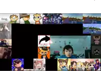 a collage of images with one that says cat boy