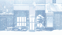 Snowing In Tokyo, Japan Lo-Fi Anime Back... | Stock Video | Pond5