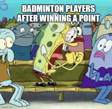 Badminton Screaming Meme