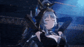 a girl with a hood on her head and a cat ear on her head