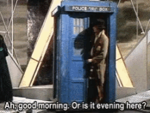 Doctor Who Goodmorning GIF - Doctor Who Goodmorning Evening GIFs
