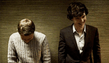 Giggle Sherlock GIF - Giggle Sherlock Benedict Cumberbatch GIFs