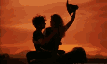 Riding Into The Sunset Cant Buy Me Love GIF