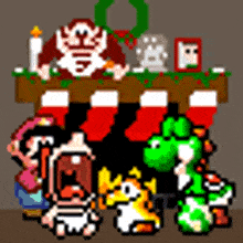 Christmas Mario GIF - Christmas Mario Super Mario GIFs