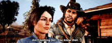 Red Dead Redemption John Marston GIF - Red Dead Redemption John Marston Aint Nothing Fair GIFs