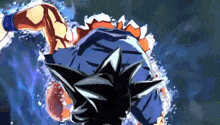 Ultra Instinct Goku Blow GIF - Ultra Instinct Goku Blow GIFs