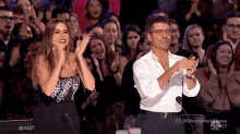 The Stage Is Yours Simon Cowell GIF - The Stage Is Yours Simon Cowell Sofia Vergara GIFs
