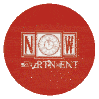 Red And White Spinning Sticker - Red And White Spinning Now Entertainment Logo Stickers