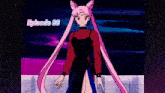 a picture of a girl with pink hair and the words episode 88 below her