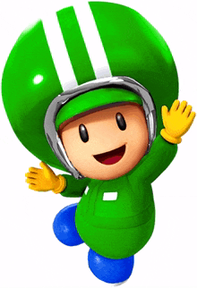 green toad pit crew toad pit crew toad mario mario kart mario kart tour