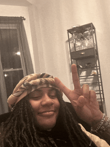 Peace Sign Drunk GIF