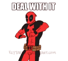 Deadpool Deal With It GIF - Deadpool Deal With It Funny GIFs